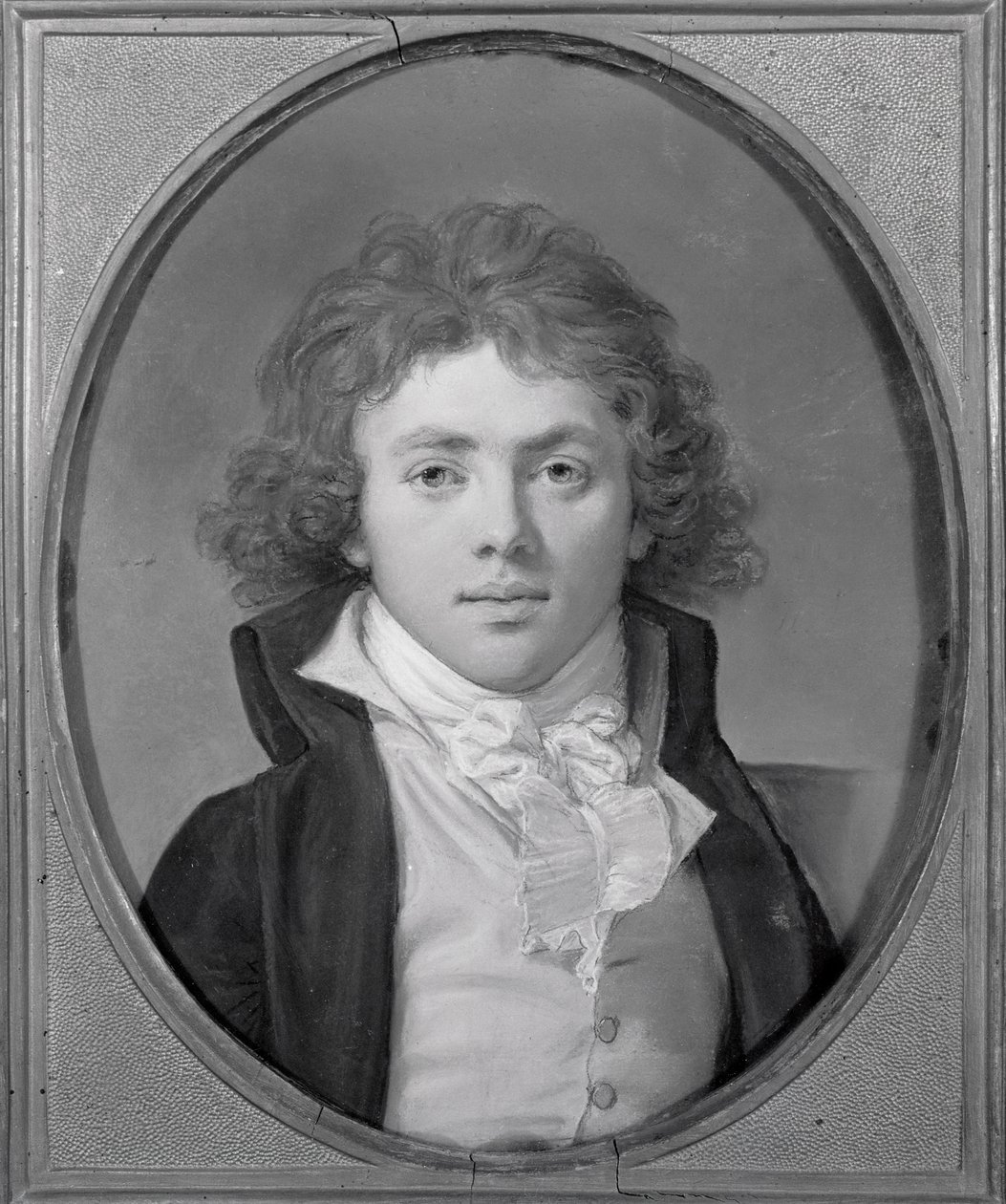 Portræt af Boris Vladimirovich Golytsin, 1791 (pastel på pap) af Hugh Douglas Hamilton