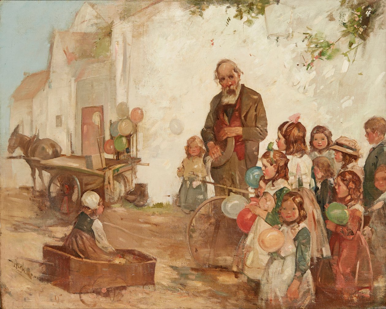 The Gundy Man (olie på lærred) af Hugh Munro