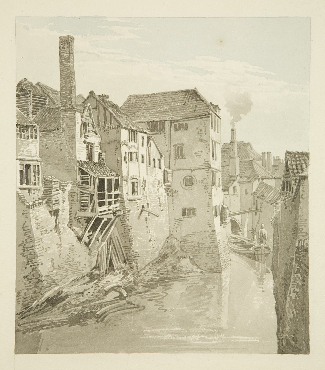 Castle Ditch and Wall from Queen