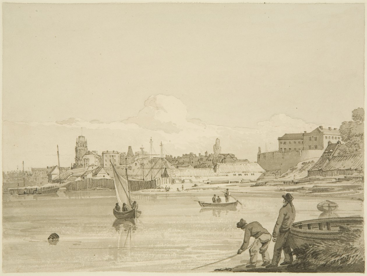 En del af den flydende havn mellem Ropewalk og Canon