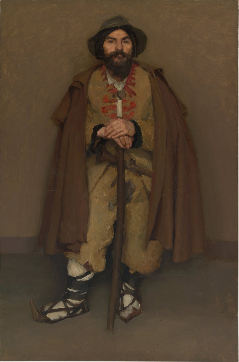 En bjerghyrde, 1901 af Hugh Ramsay