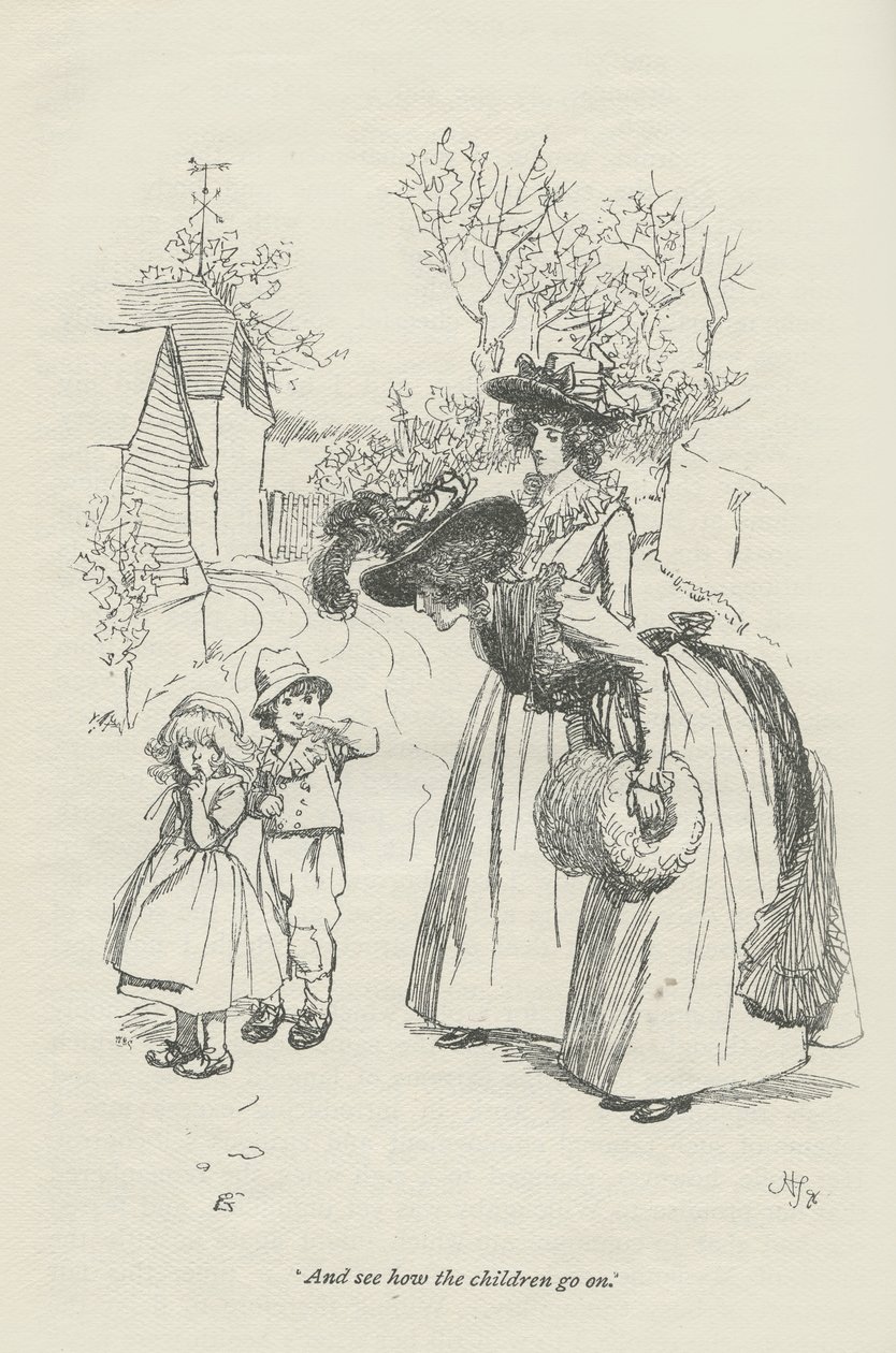 Og se, hvordan børnene fortsætter, 1896 af Hugh Thomson