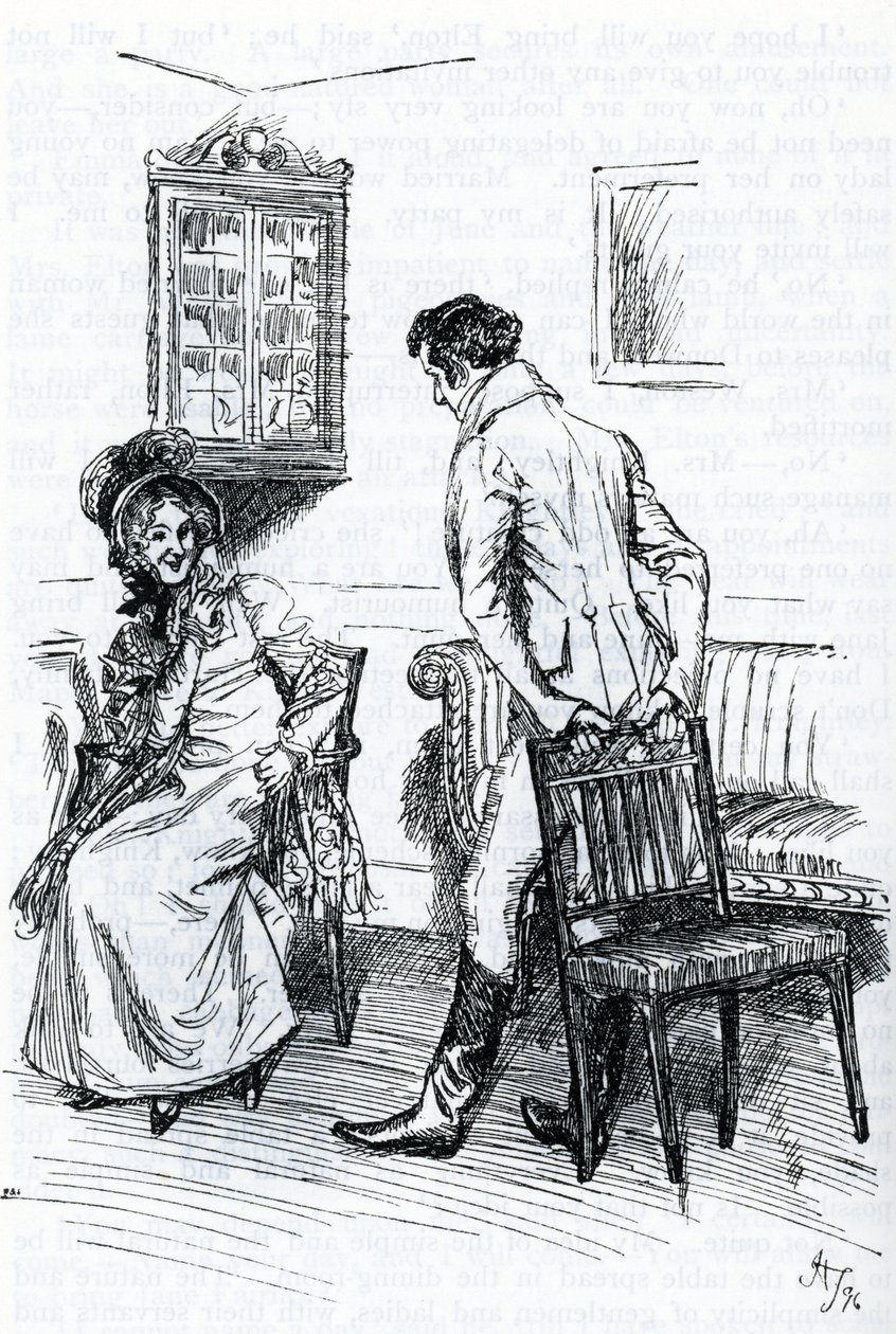 "Emma et Mr Knightley" (illustration) af Hugh Thomson