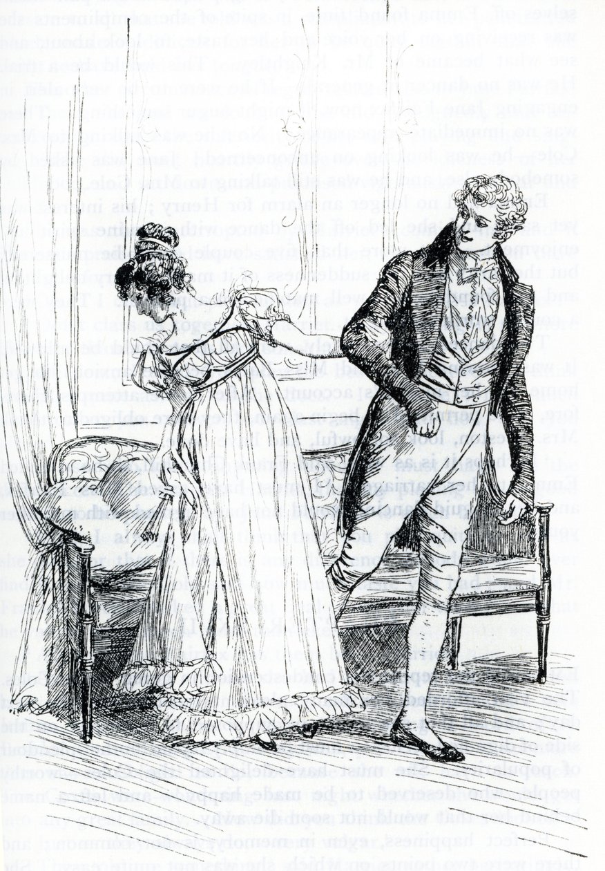 "Franz Churchil og Emma" af Hugh Thomson