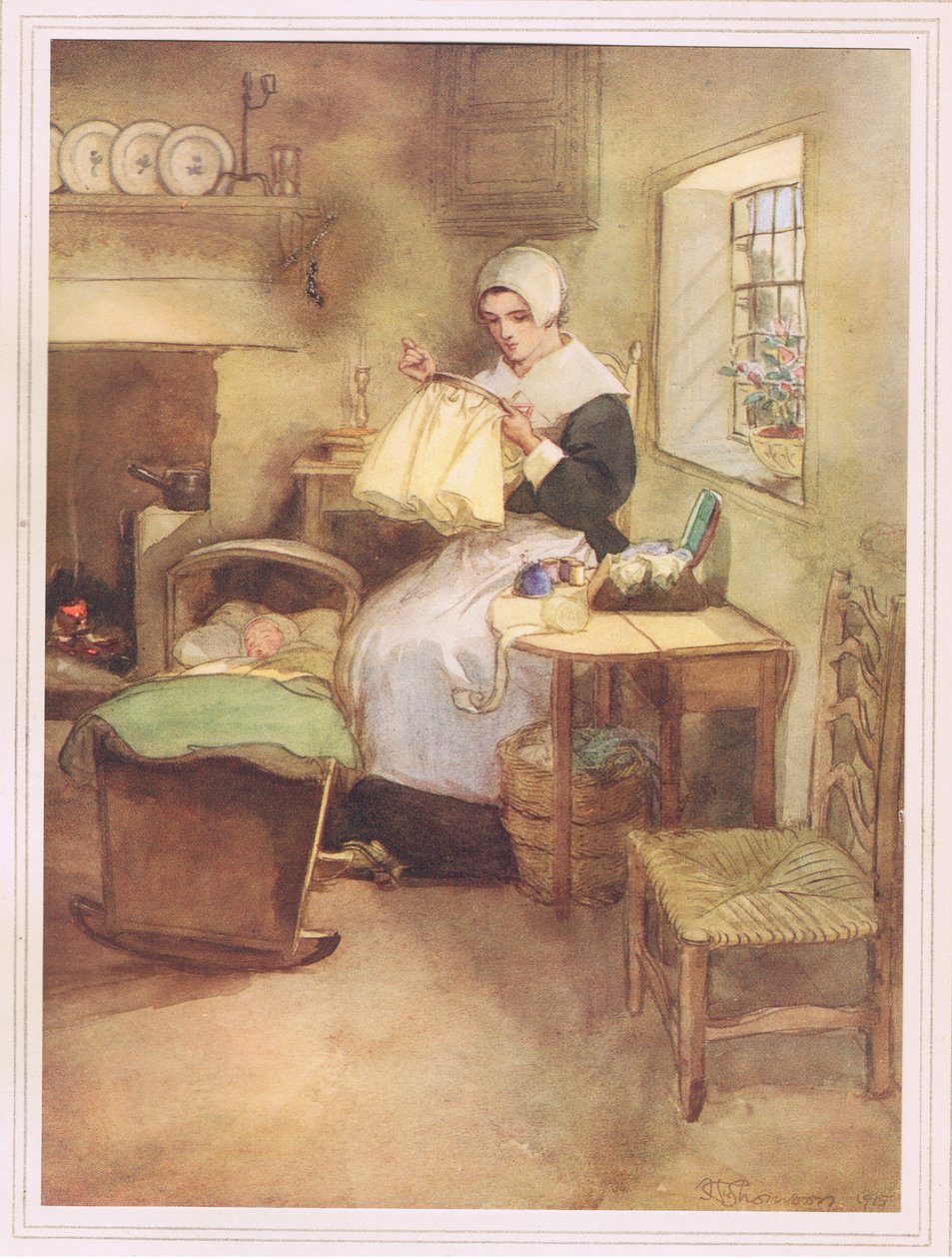 Hester og hendes nål af Hugh Thomson
