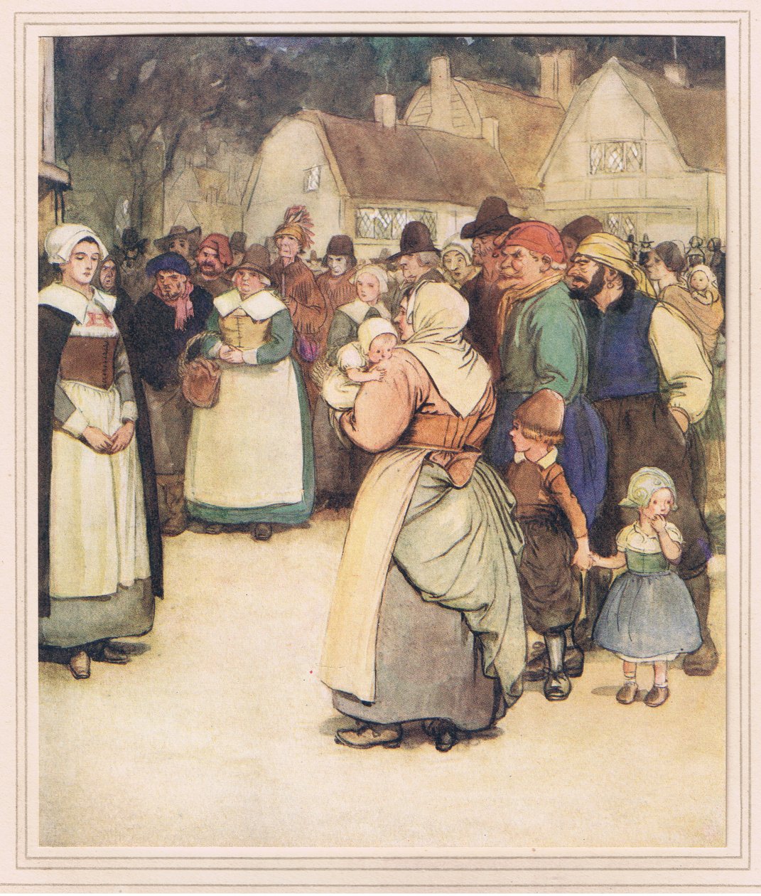 Hester ved foden af stilladset af Hugh Thomson