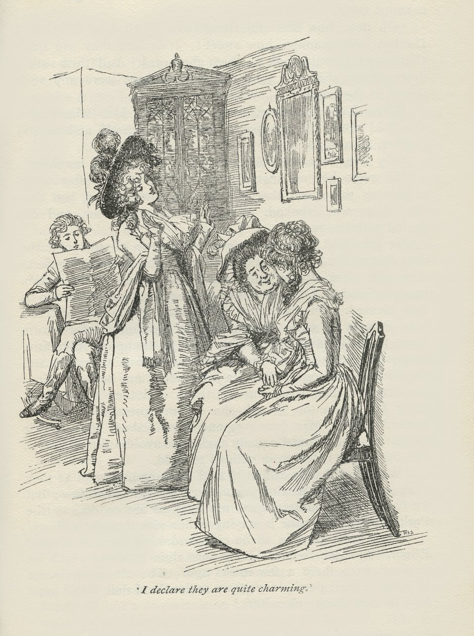 Jeg erklærer, at de er ret charmerende, 1896 af Hugh Thomson