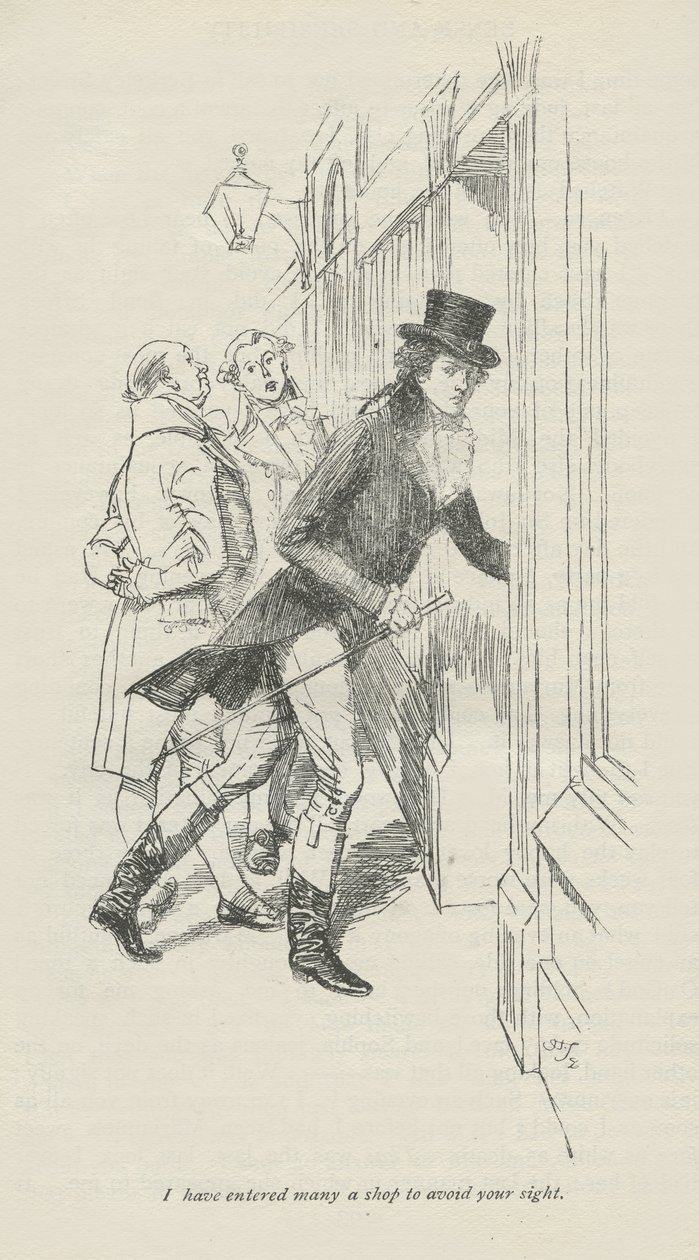 Jeg er gået ind i mange butikker for at undgå dit syn, 1896 af Hugh Thomson
