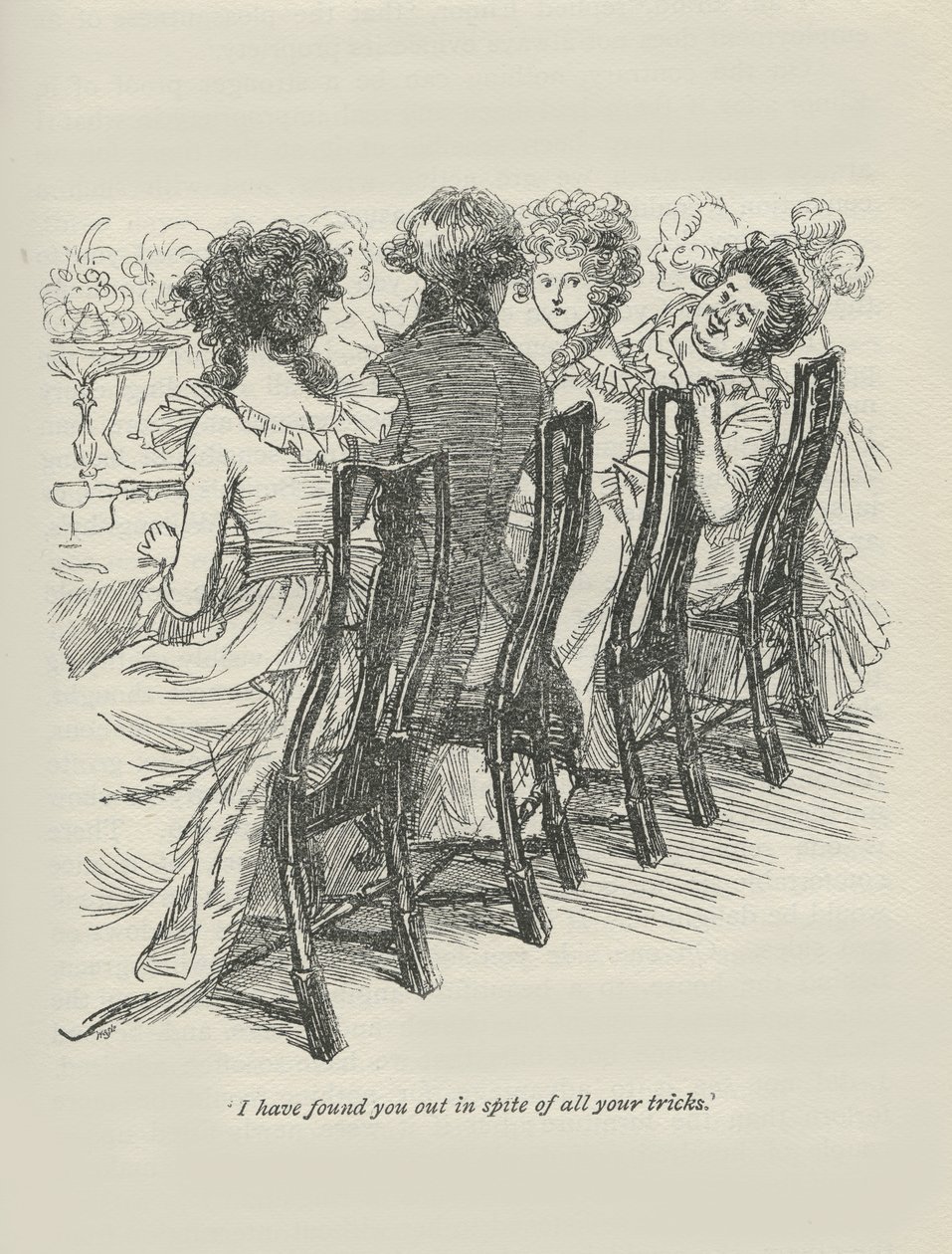 Jeg har fundet dig på trods af alle dine tricks, 1896 af Hugh Thomson
