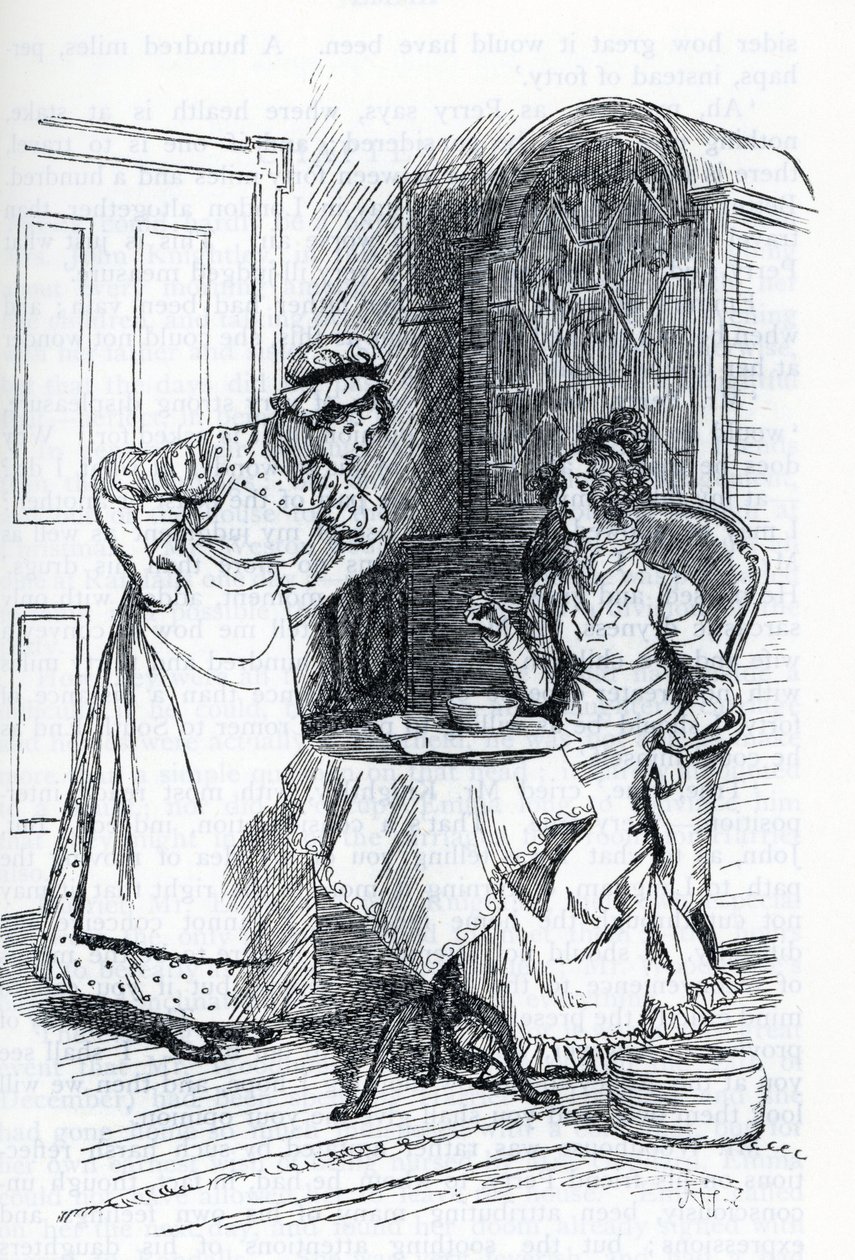 Illustration til "Emma" af Jane Austen (illustration) af Hugh Thomson
