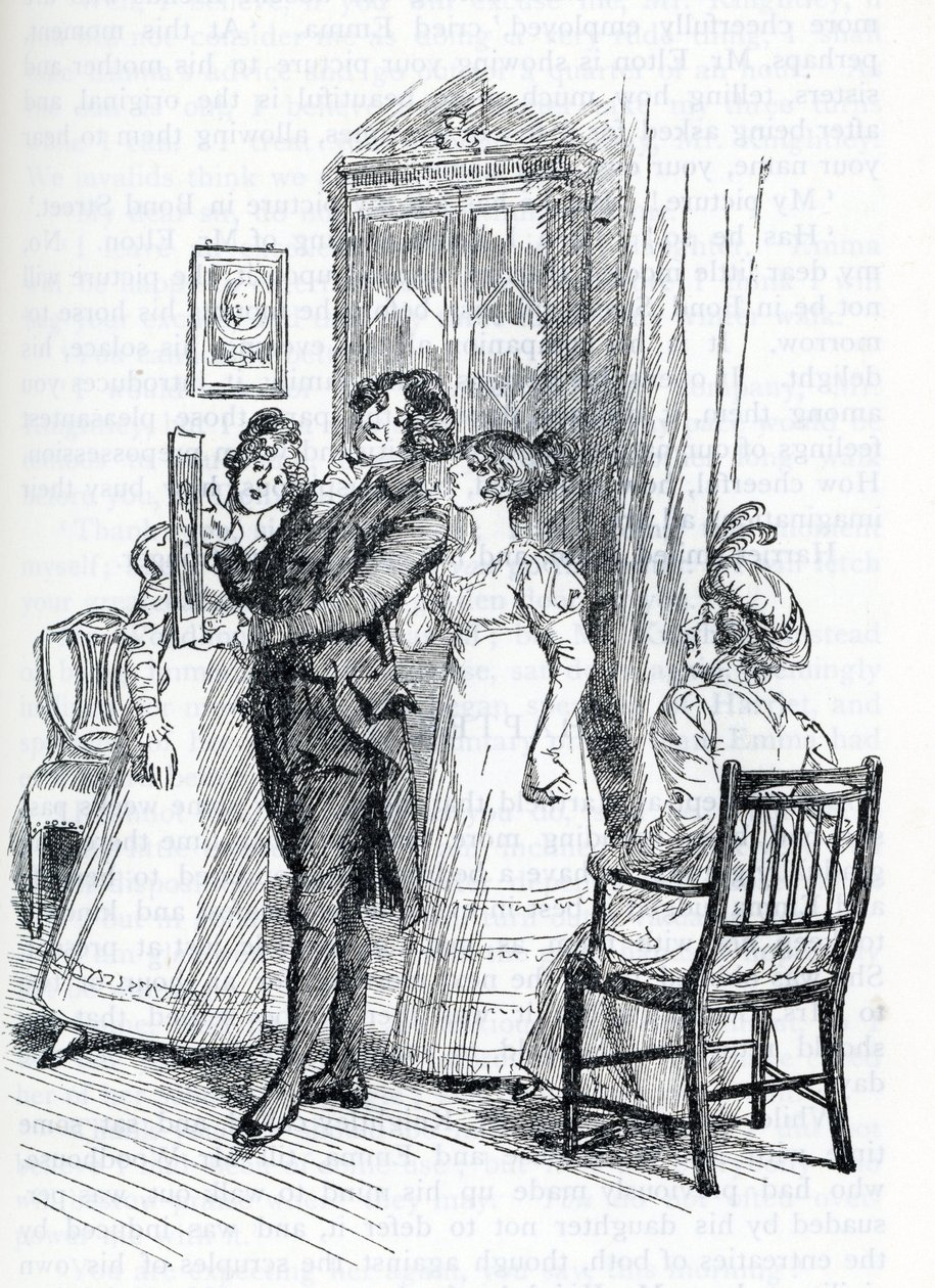 Illustration til "Emma" af Jane Austen (illustration) af Hugh Thomson