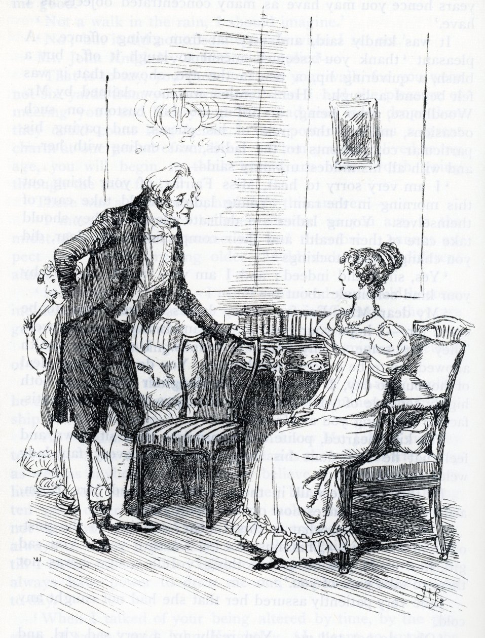 "Jane fairfax" (illustration) af Hugh Thomson