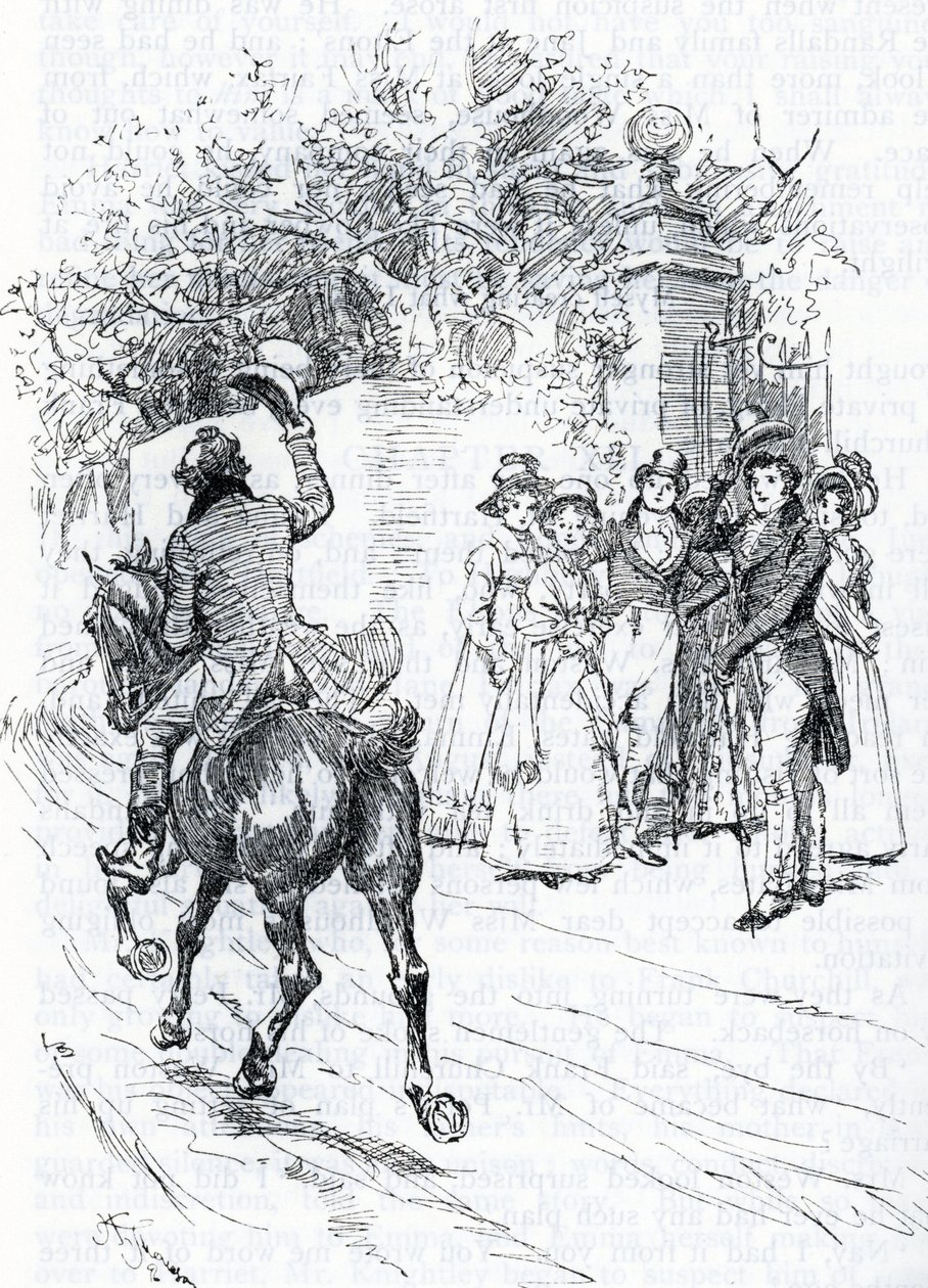 "Mr Perry passant a cheval" (illustration) af Hugh Thomson