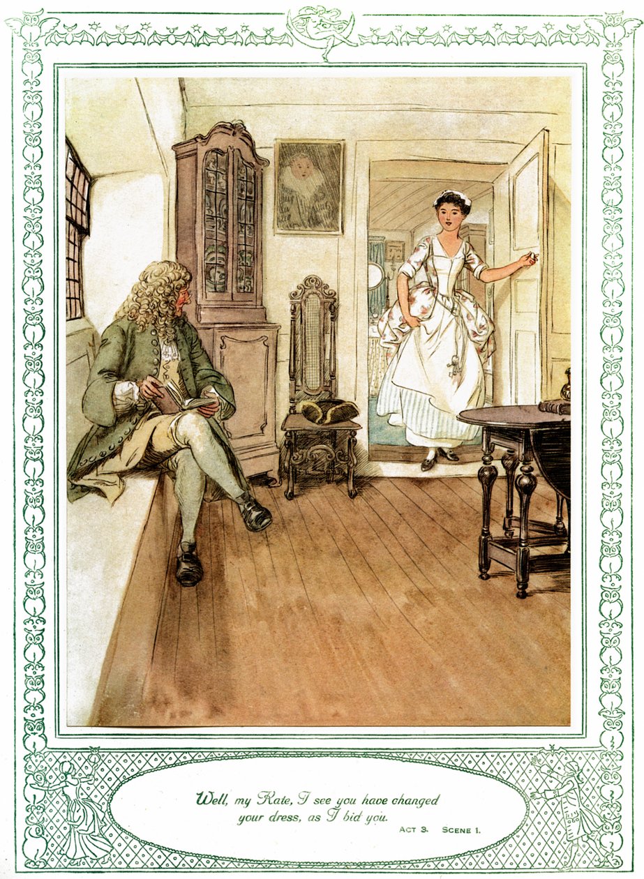 Oliver Goldsmiths skuespil She Stoops to Conquer af Hugh Thomson