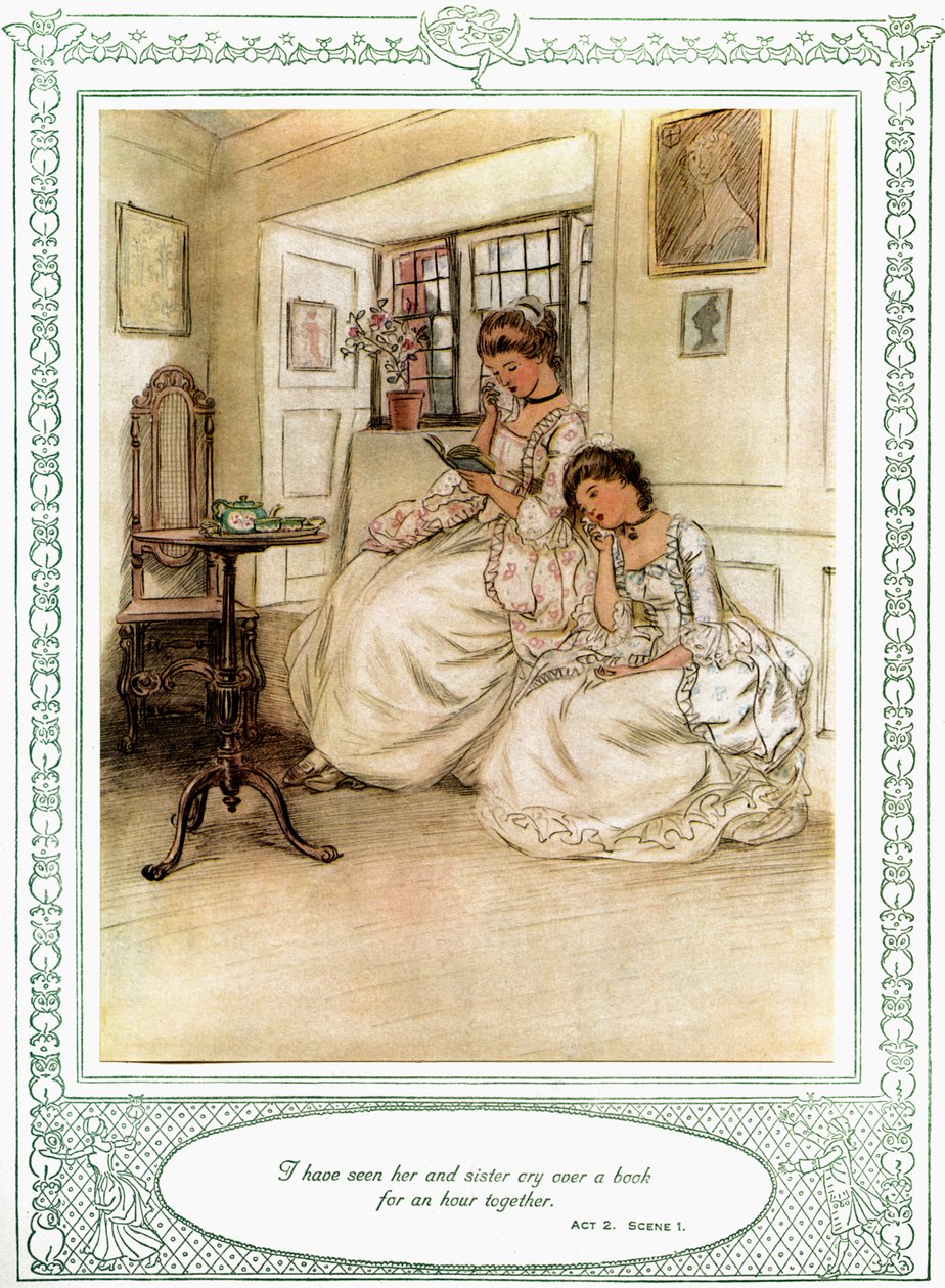 Oliver Goldsmiths skuespil She Stoops to Conquer af Hugh Thomson