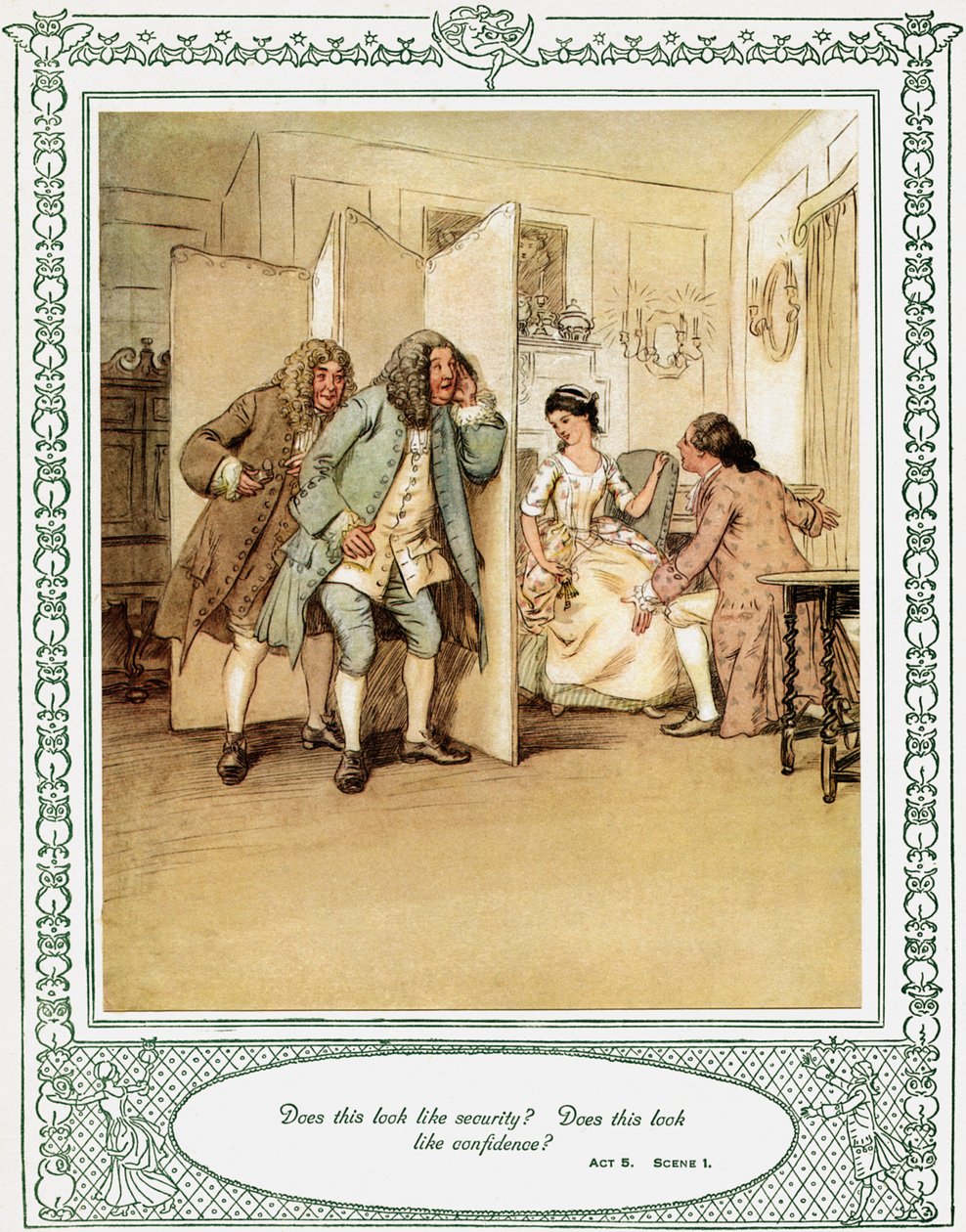 Oliver Goldsmiths skuespil She Stoops to Conquer af Hugh Thomson