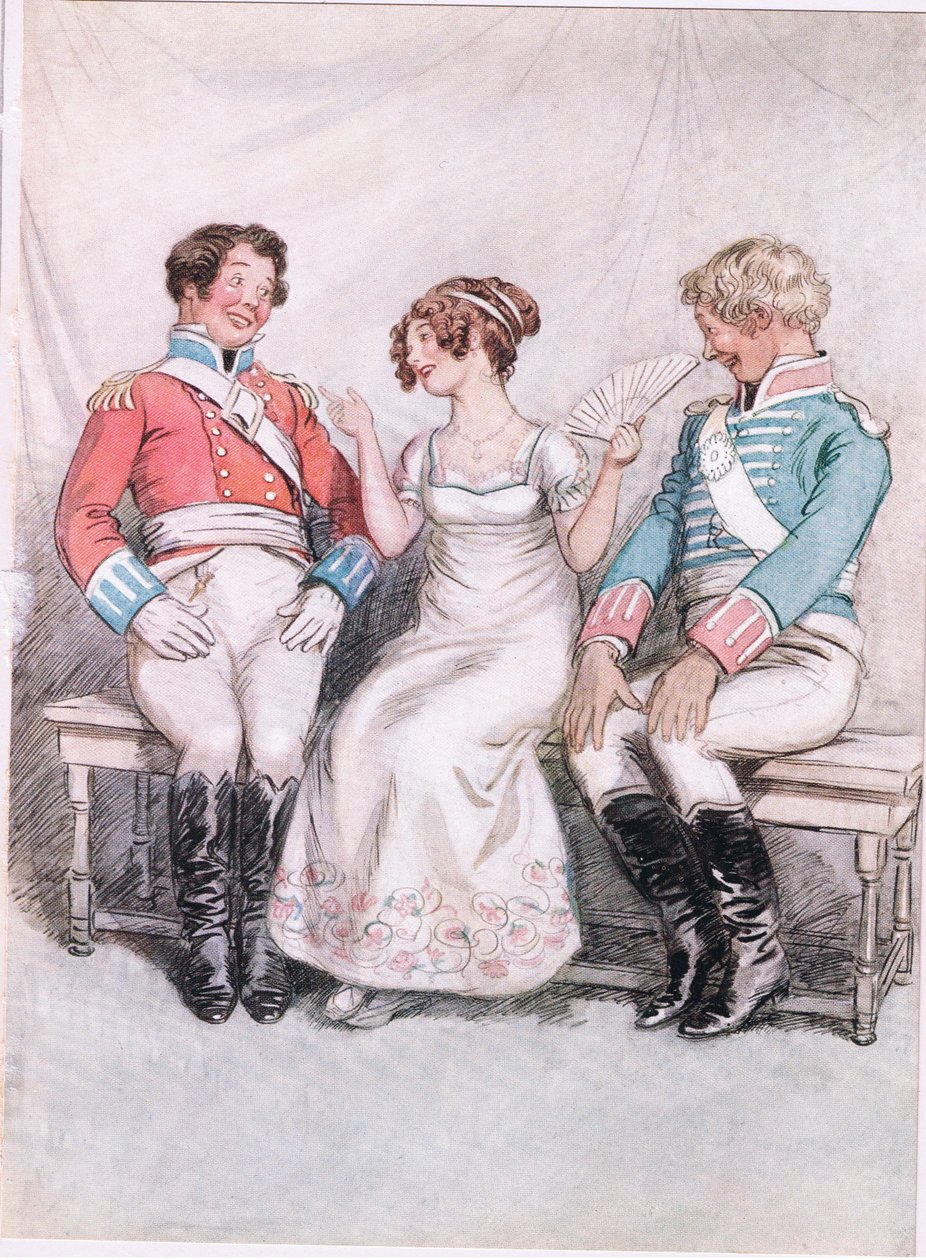 Phoebe: "Så snart du ser en dame med en smuk næse, kan du ikke lade være med at sige, at du elsker hende". (litho) af Hugh Thomson