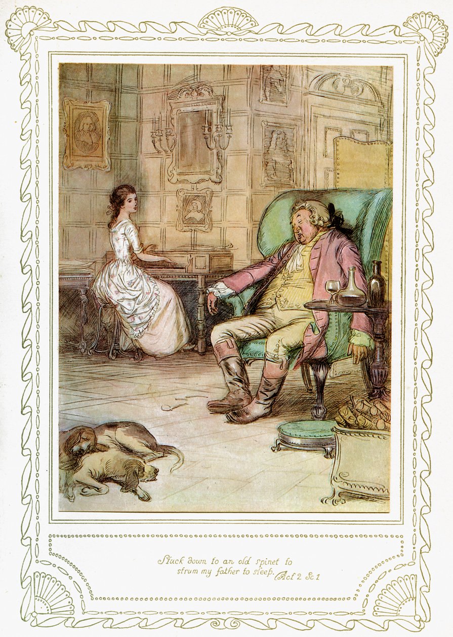 Richard Brinsley Sheridans skuespil af Hugh Thomson