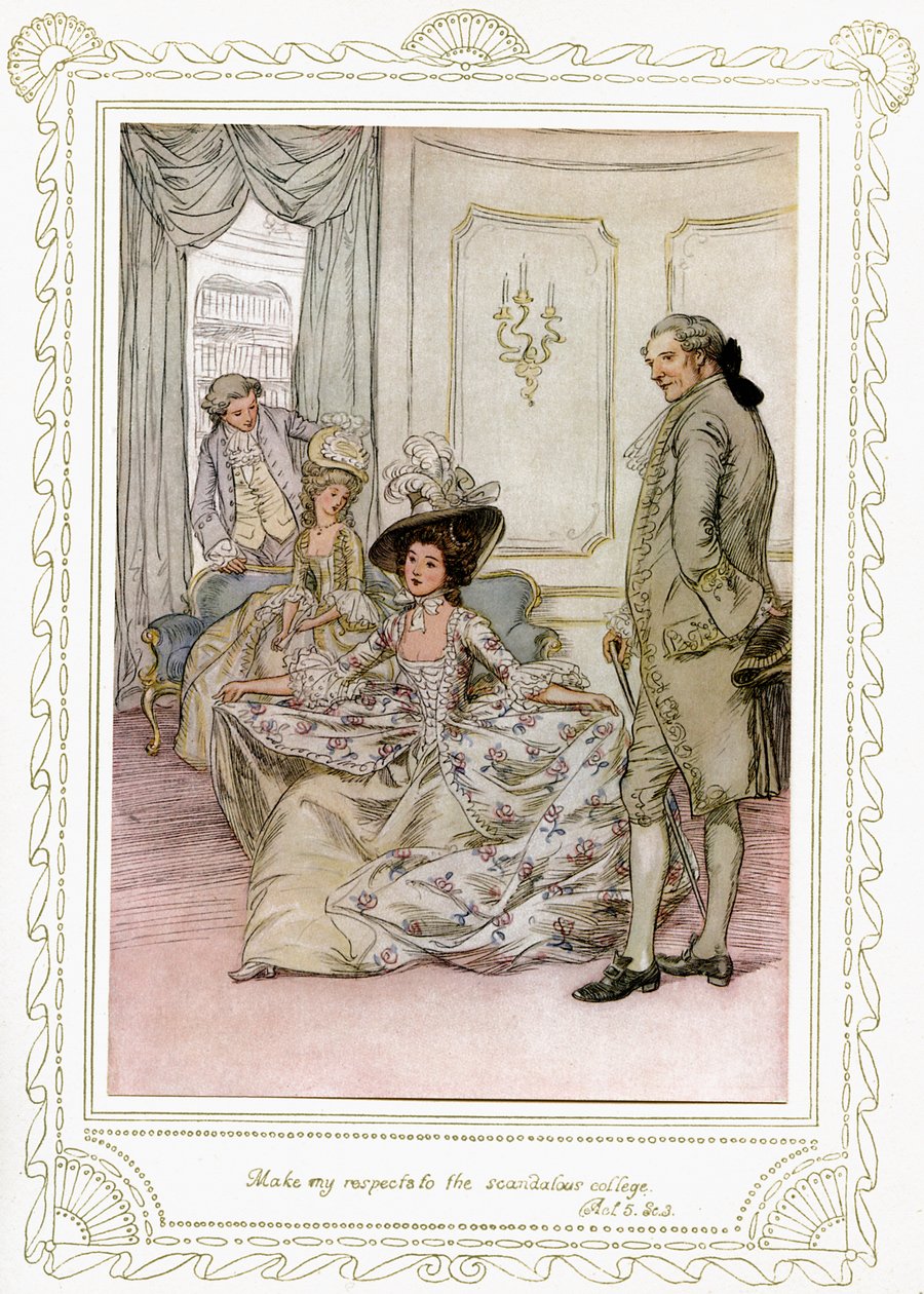 Richard Brinsley Sheridans skuespil af Hugh Thomson