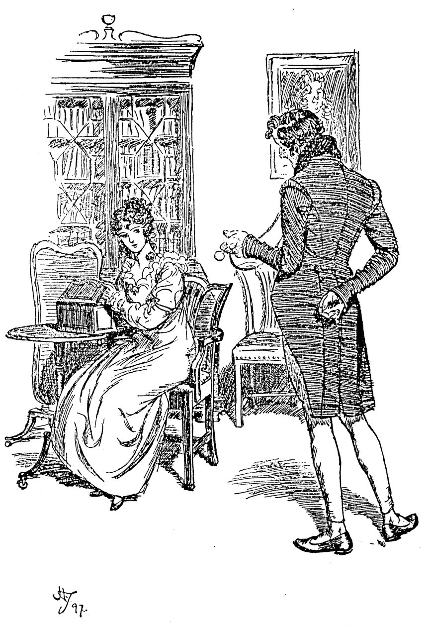 Scene fra Jane Austen