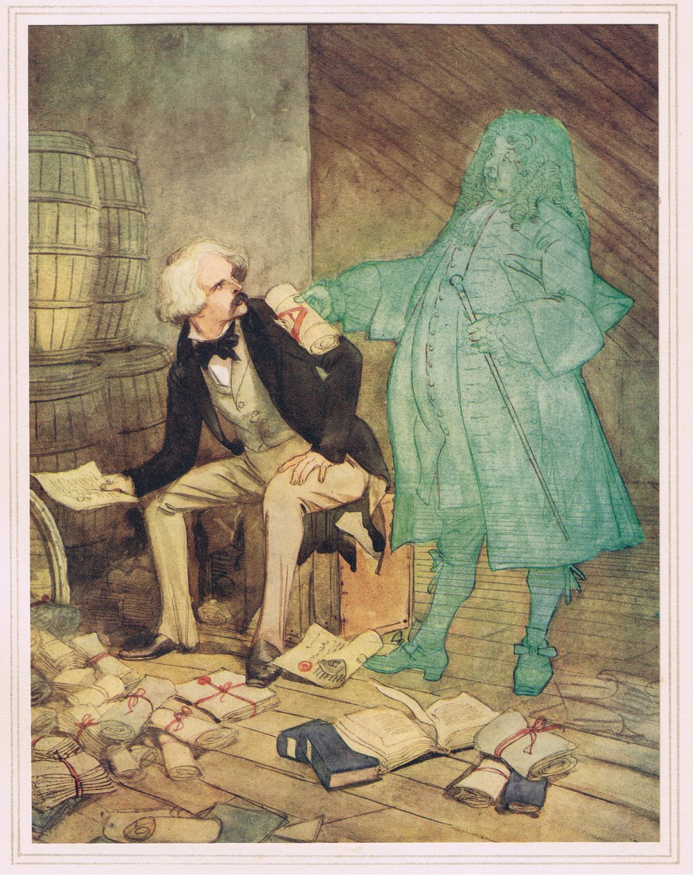 Landmåler Pugh og Hawthorne af Hugh Thomson