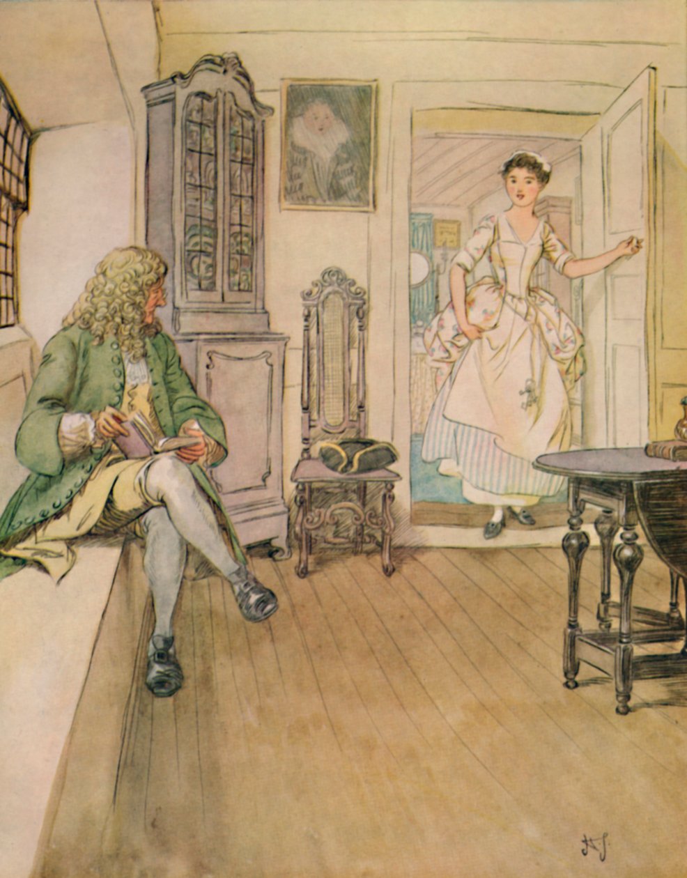 Nå, min Kate, jeg ser, at du har skiftet kjole, som jeg bad dig., 1912, 1923. af Hugh Thomson