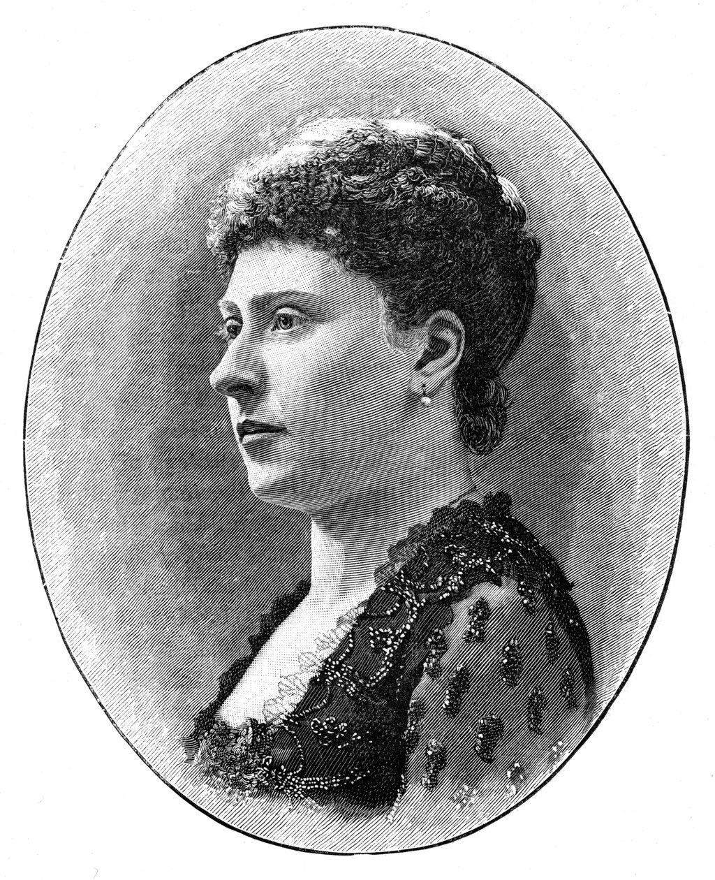 Prinsesse Beatrice, yngste datter af dronning Victoria, 1900. af Hughes and Mullins