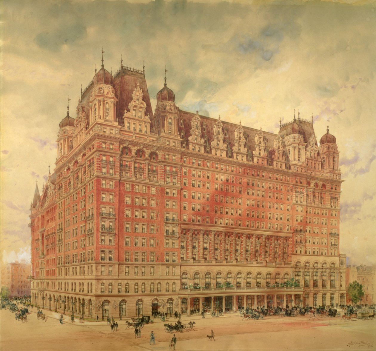 Waldorf Astoria Hotel, 1896 af Hughson Frederick Hawley