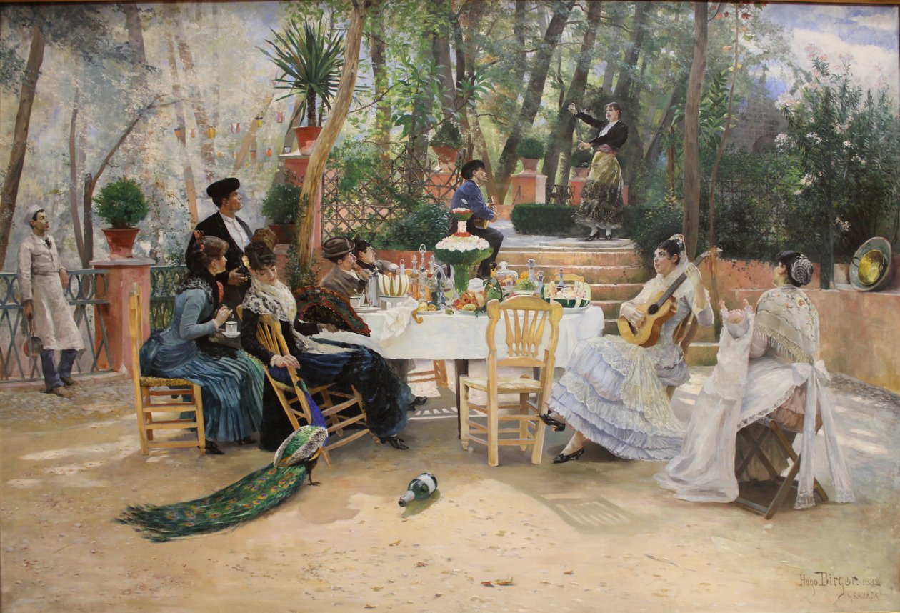 Frokost under La Feria i Granada af Hugo Birger