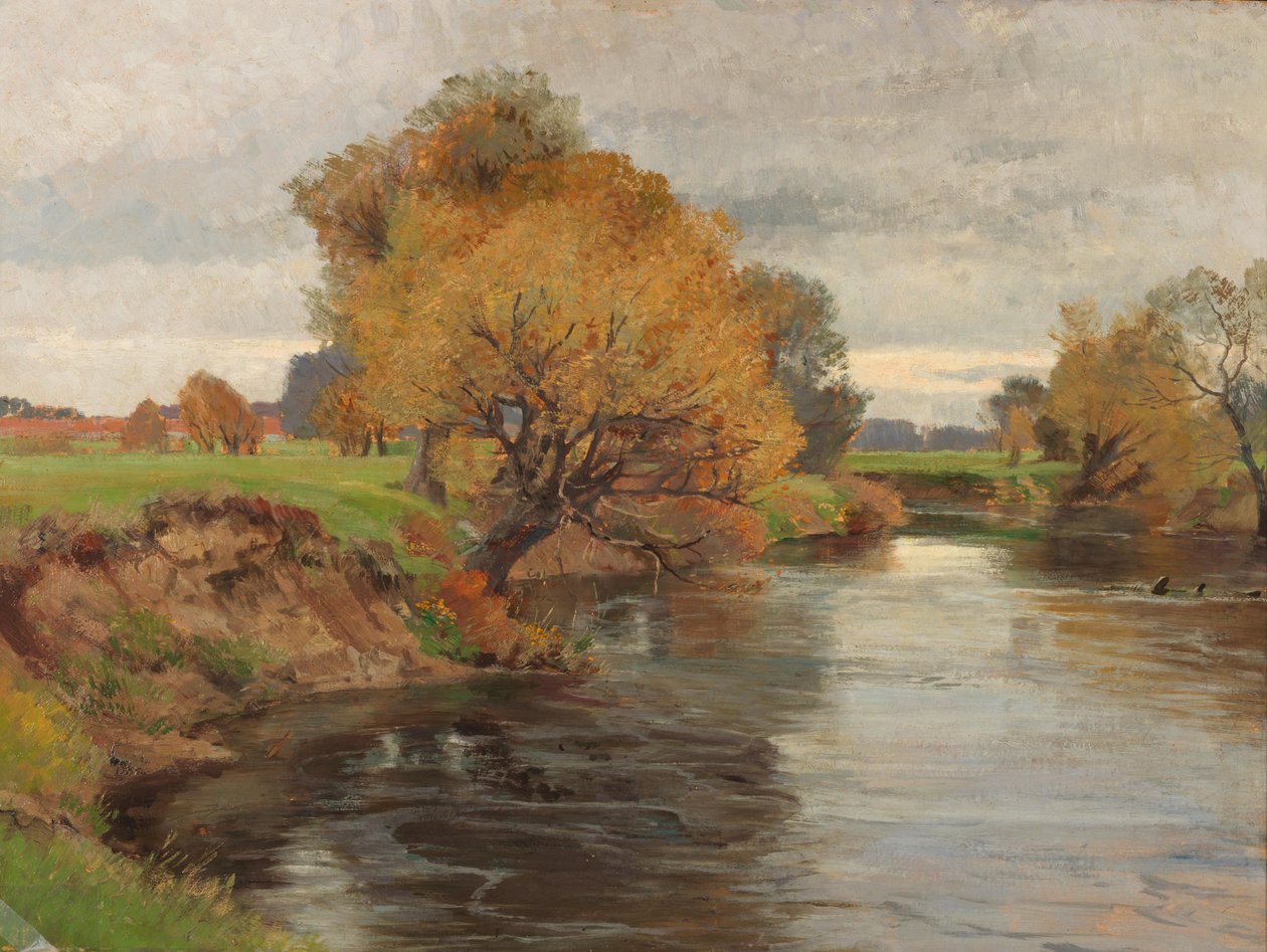 Motiv an der Thayan Engelsk: Scene on the Thayan af Hugo Darnaut