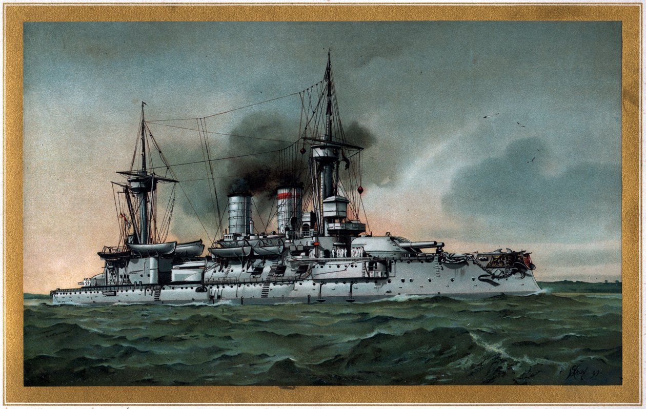 H.M. Liner Kurfyrste Friedrich Wilhelm af Hugo Graf