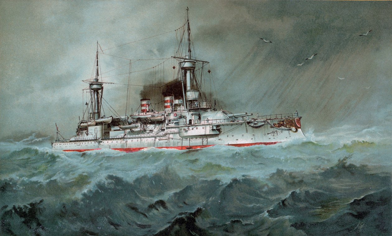 S.M. Skib af linjen Wörth af Hugo Graf