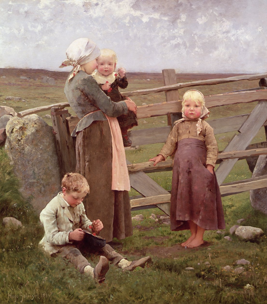 Dalbyporten, Skåne, 1884 af Hugo Salmson