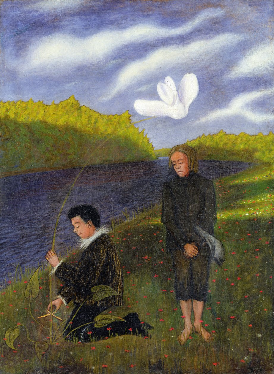 Den vidunderlige blomst af Hugo Simberg