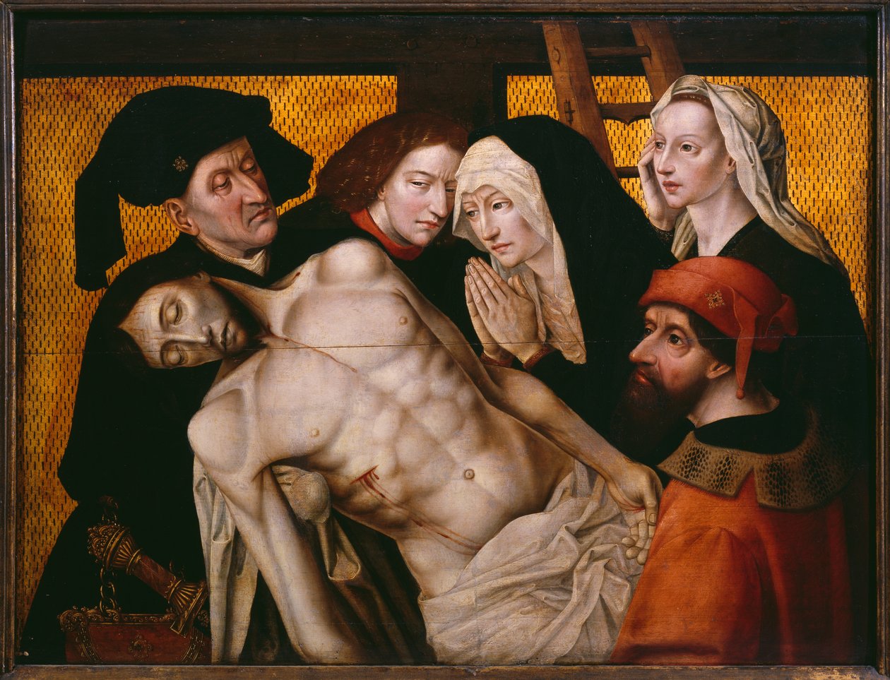 Nedstigningen fra korset, c.1525 af Hugo van der Goes