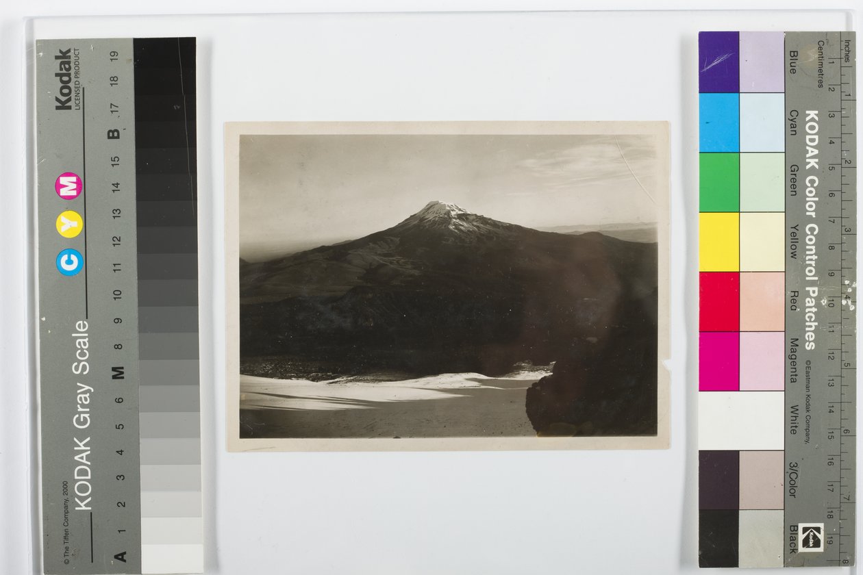Ixtalazíhuatl fra Popocatépetl, ca. 1920 (gelatinesølvtryk) af Hugo Brehme