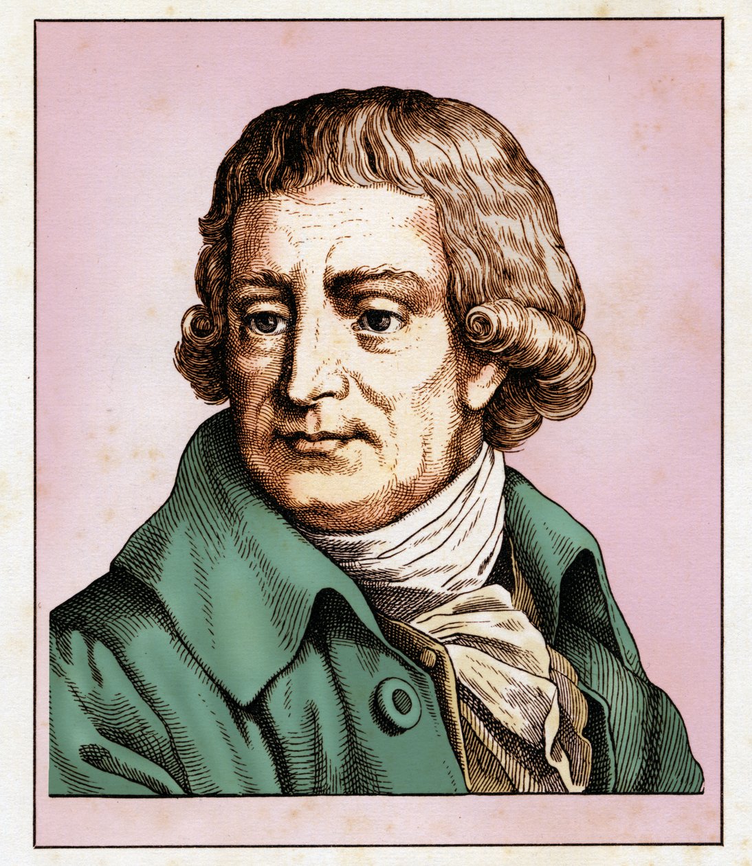 Christian Gottlob HEYNE (25. september 1729 - 14. juli 1812) 1854 (gravering) af Hugo Bürkner