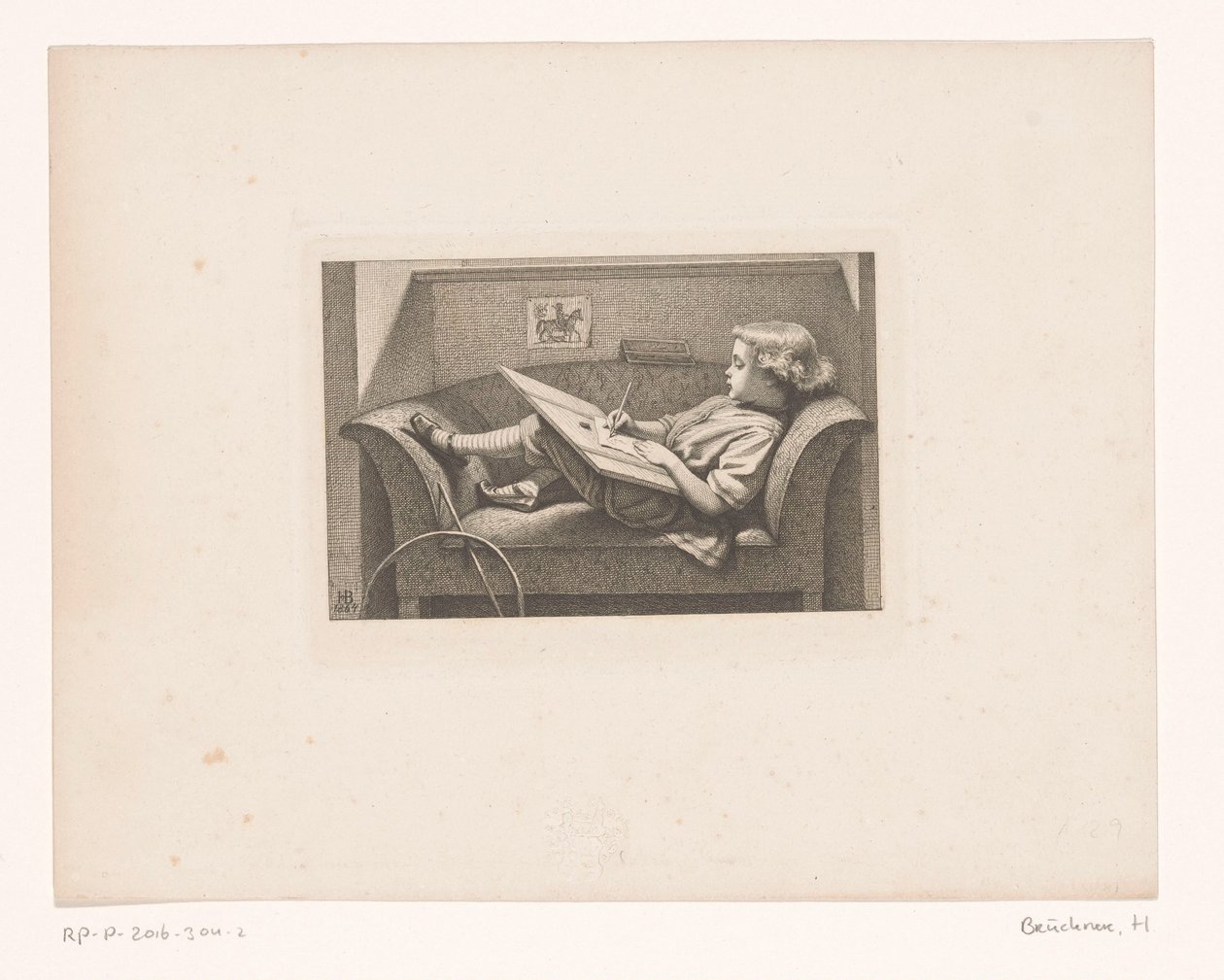 Den lille kunstner af Hugo Bürkner