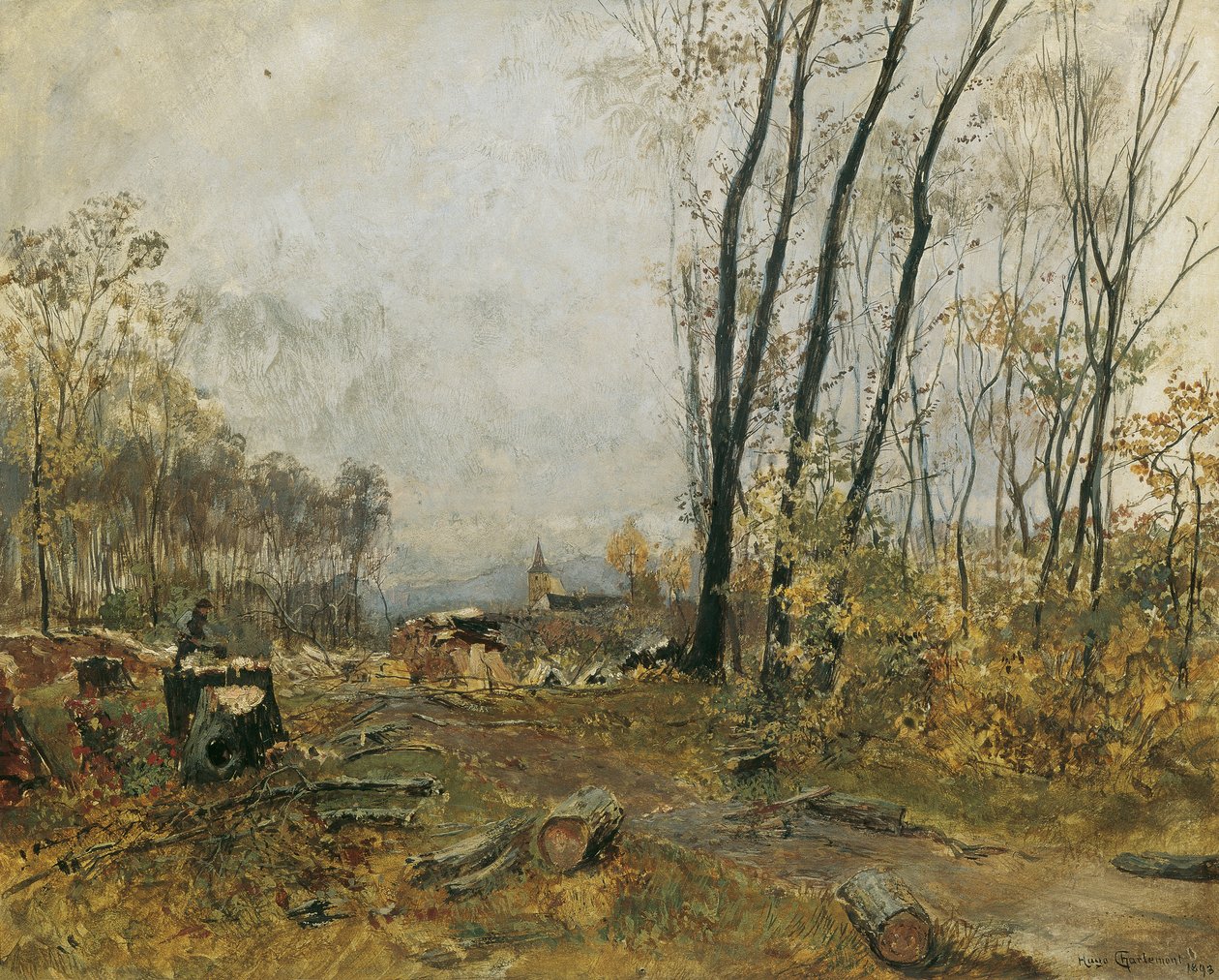 Au nær Klosterneuburg af Hugo Charlemont