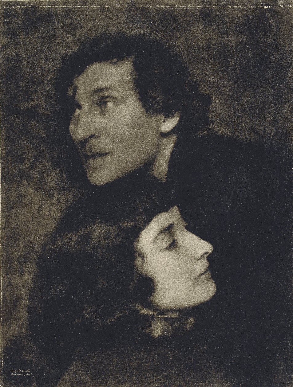 Marc og Bella Chagall, 1923. af Hugo Erfurth