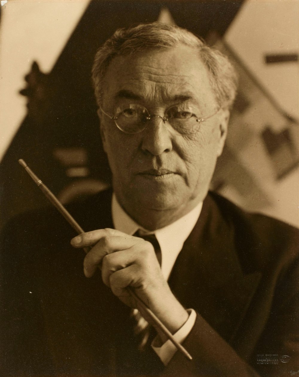 Portræt af kunstneren Wassily Kandinsky 1866-1944. af Hugo Erfurth