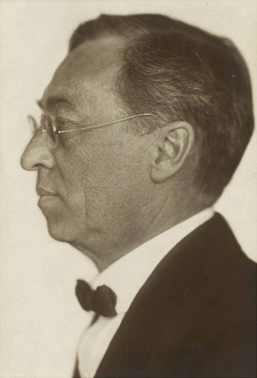 Portræt af kunstneren Wassily Kandinsky 1866-1944, 1925. af Hugo Erfurth