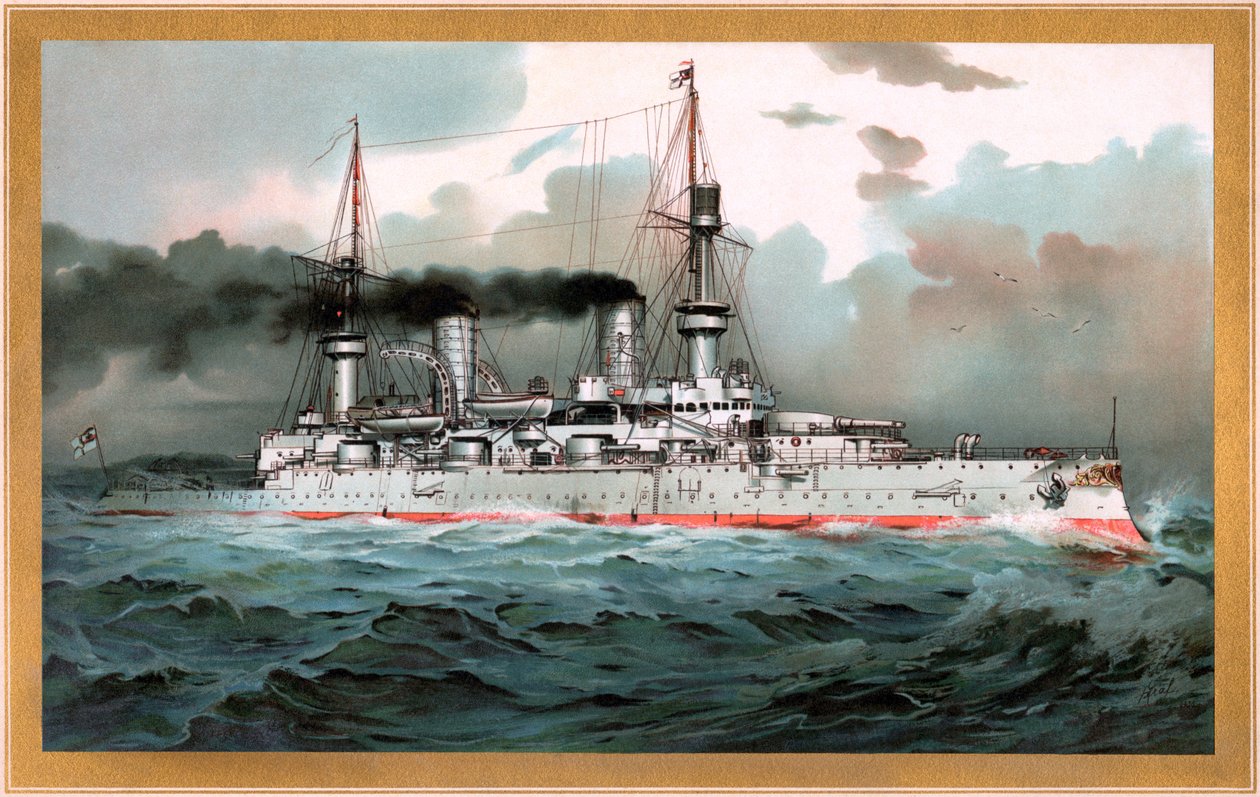 S.M. Slagskibet Kaiser Wilhelm II af Hugo Graf