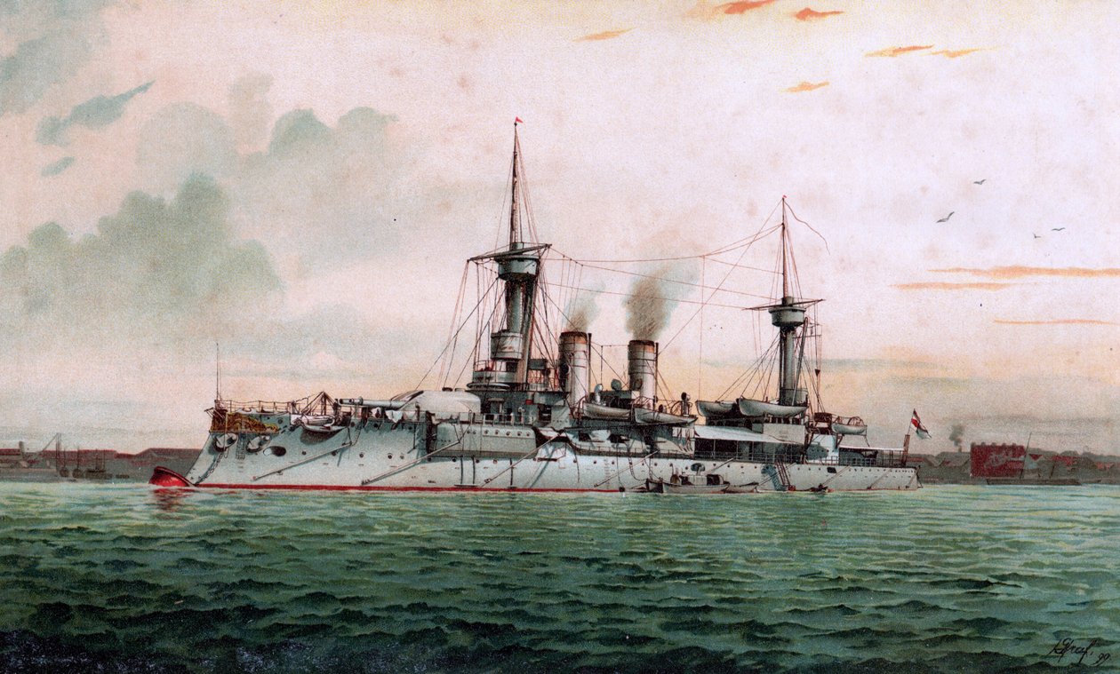 S.M. Slagskibet Weissenburg af Hugo Graf