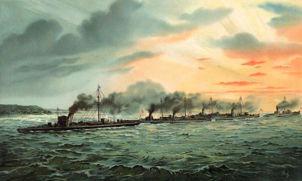 S.M. Torpedobootsdivision af Hugo Graf