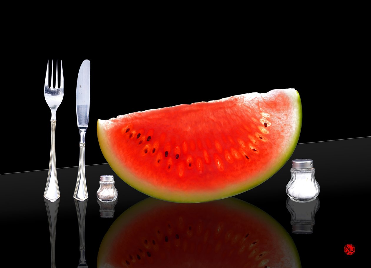 STED MED MELON af Hugo Nefe