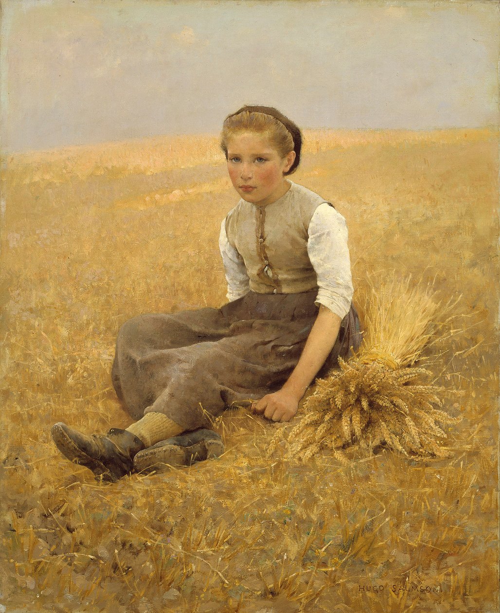 Den lille skænker, 1884 af Hugo Salmson