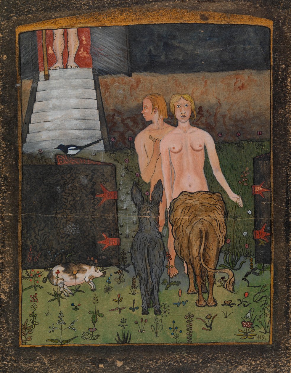 Adam og Eva af Hugo Simberg