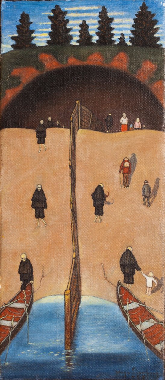 Ved porten til Tuonela af Hugo Simberg