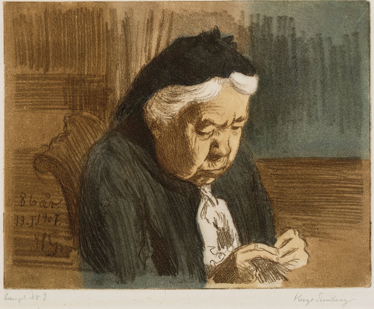 Tante i en alder af 86 år af Hugo Simberg